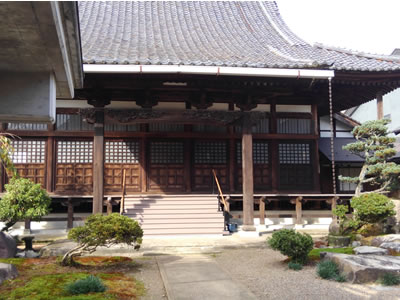 長慶寺へ送骨納骨